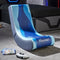 X Rocker 2022085, Konsolen-Gamingstuhl, 80 kg, Gepolsterter, ausgestopfter Sitz, Gepolsterte, ausgestopfte Rückenlehne, Blau, Kunstleder, Schaum