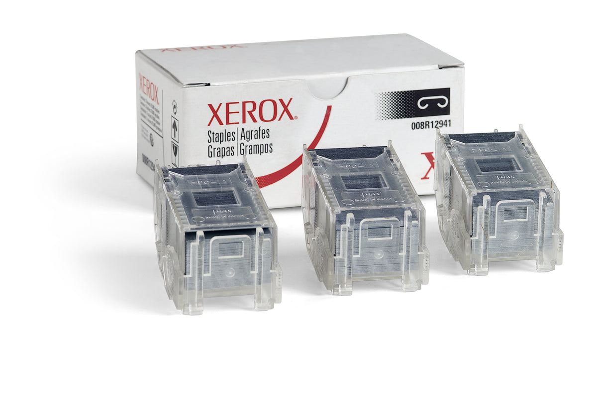 Xerox Nachfüll-Heftklammern für Advanced & Professional Finisher & Offline-Hefter, 15000 Heftklammern, Xerox, Befestigung, Metall, Metallisch, Laser