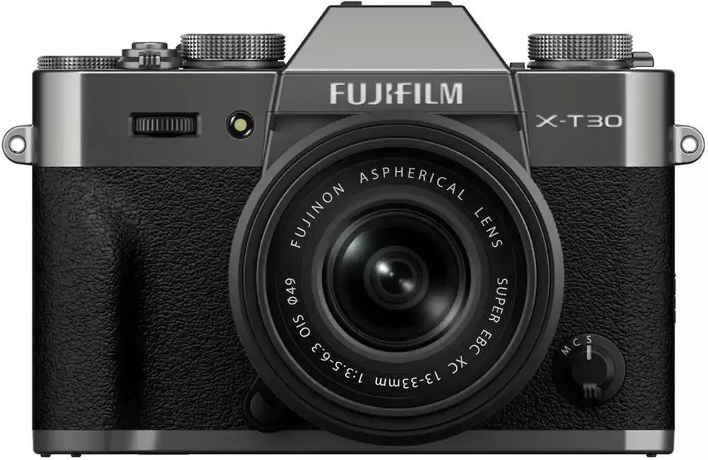 Fujifilm X -T30 III + XC13-33mmF3.5-6.3 OIS, 26,1 MP, 9600 x 2160 Pixel, X-Trans CMOS 4, 6.2K, Touchscreen, Anthrazit, Silber
