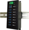 EXSYS EX-1187HMVS, USB 3.2 Gen 1 (3.1 Gen 1) Type-A, 5000 Mbit/s, Schwarz, Metall, CE / FCC / RoHS / WEEE, 40 V