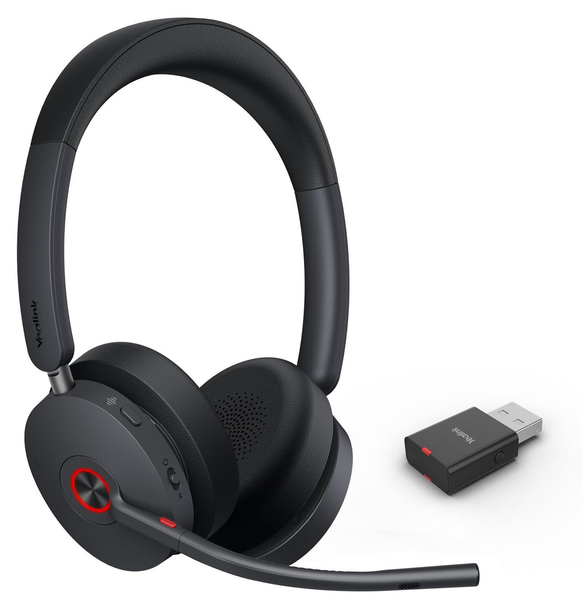 Yealink WH68 Hybrid with Charging Stand Headset, Verkabelt & Kabellos, 20 - 20000 Hz, Anrufe/Musik, 155 g, Kopfhörer, Schwarz