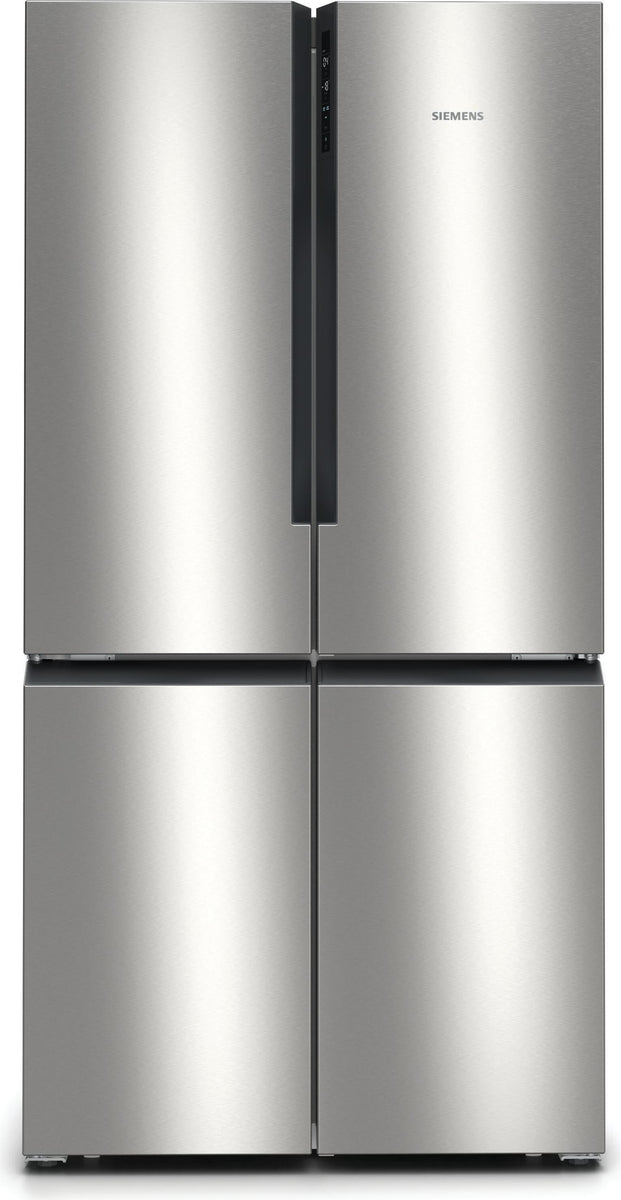 Siemens iQ300 KF96NVPEA, Freistehend, French door, Silber, Tür-zu-Tür, 605 l, SN-T
