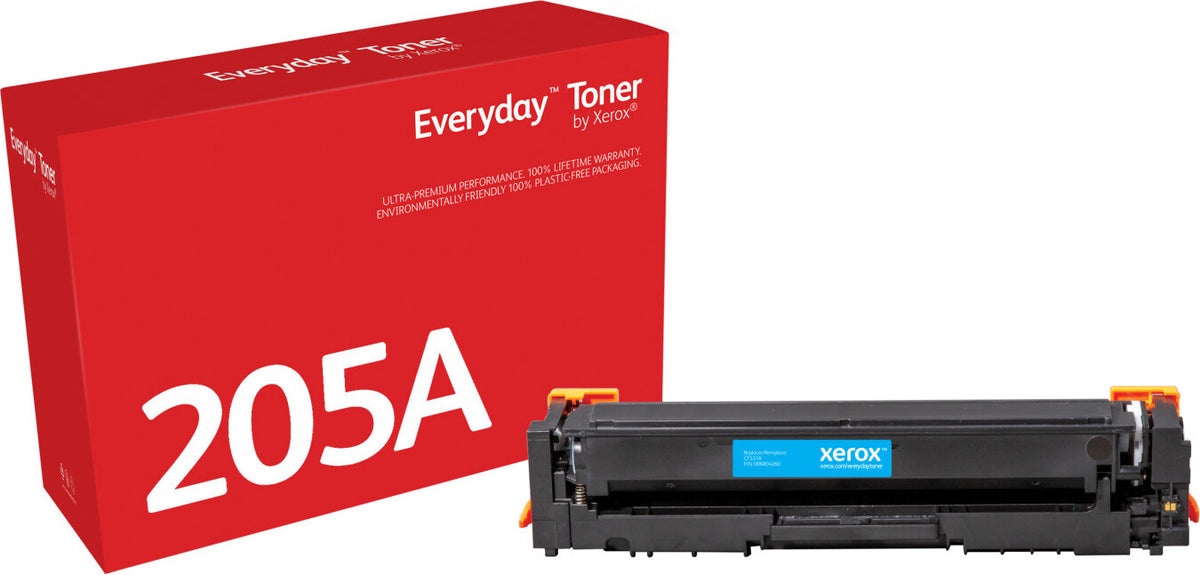 Everyday™ Cyan Tonermodul von kompatibel mit HP 205A (CF531A), Standardkapazität, 900 Seiten, 900 Seiten, Cyan, 1 Stück(e)