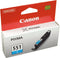Canon CLI-551C Tinte Cyan, Standardertrag, Foto zyan, Tinte auf Farbstoffbasis, 1 Stück(e), 304 Seiten