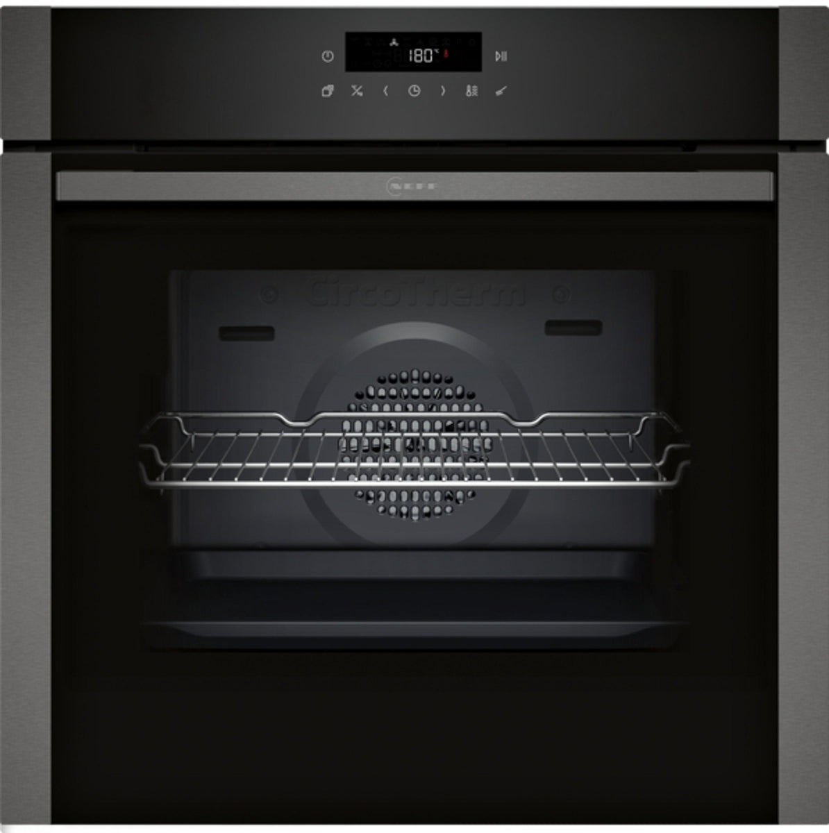 Neff N 50 B6ACJ7AG3, Medium, Elektrischer Ofen, 71 l, 3600 W, 71 l, 30 - 275 °C