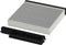 Bosch DWZ1DX1B4, Filter für Dunstabzugshaube, Schwarz, Grau, Bosch, 300 g, 1 Stück(e), 220 mm