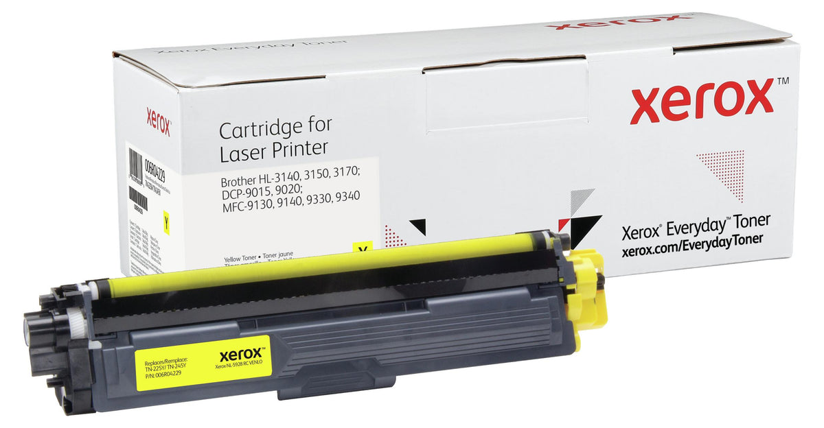 Everyday™ Gelb Toner von , kompatibel mit Brother TN225Y/ TN245Y, Hohe Kapazität, 2200 Seiten, 2200 Seiten, Gelb, 1 Stück(e)