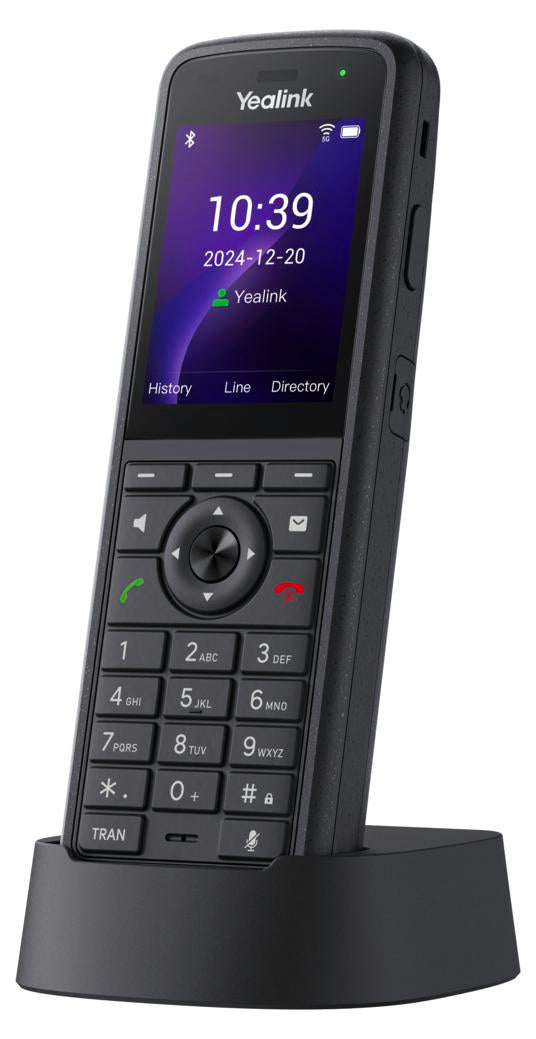 Yealink AX86R, IP-Mobiltelefon, Schwarz, Kabelloses Mobilteil, Antibakteriell, Chemikalienbeständig, Fallbeständig, Im Band, Außerhalb des Bandes, SIP-Info, 1000 Eintragungen