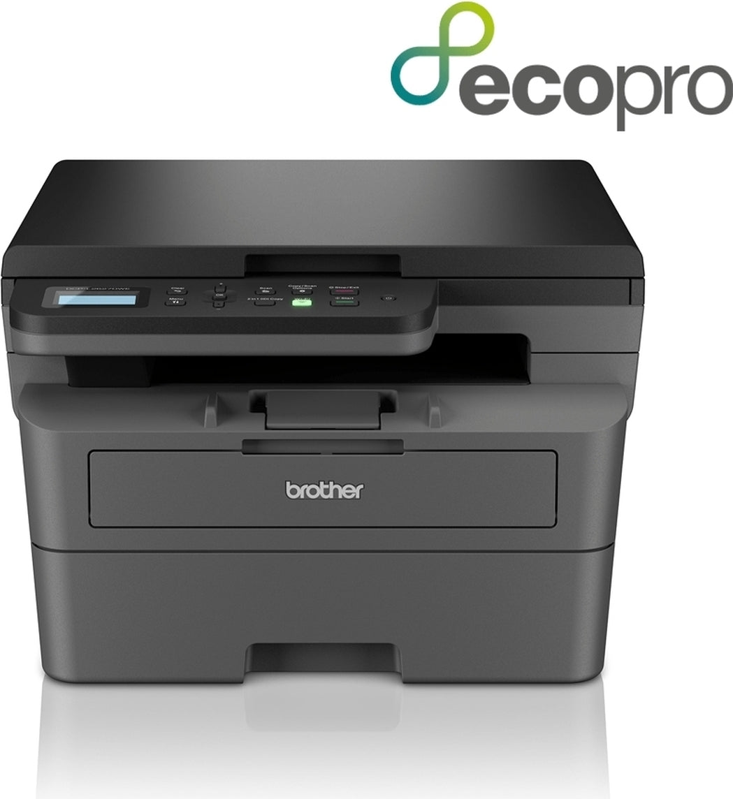 brother DCP-L2627DWE 3 in 1 Laser-Multifunktionsdrucker schwarz, brother EcoPro Ready