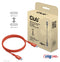 CLUB3D USB2 Typ-C Bi-Direktionales USB-IF es Kabel 480Mb, PD 240W(48V/5A) EPR St./St. 1m, 1 m, USB C, USB C, USB 2.0, 0,48 Gbit/s, Orange