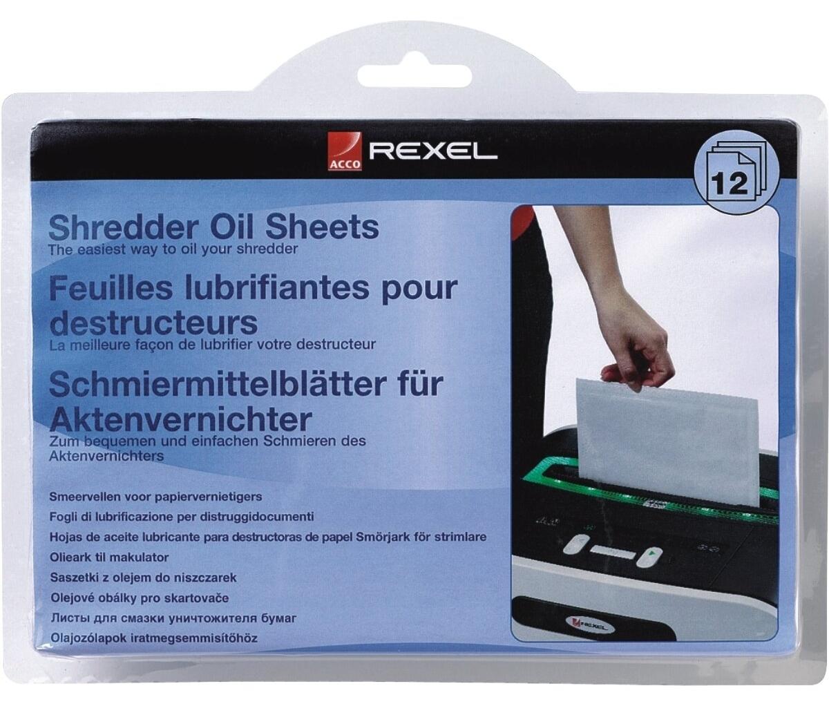 Rexel Ölblätter für Aktenvernichter (12), Blau, 12 Stück(e)