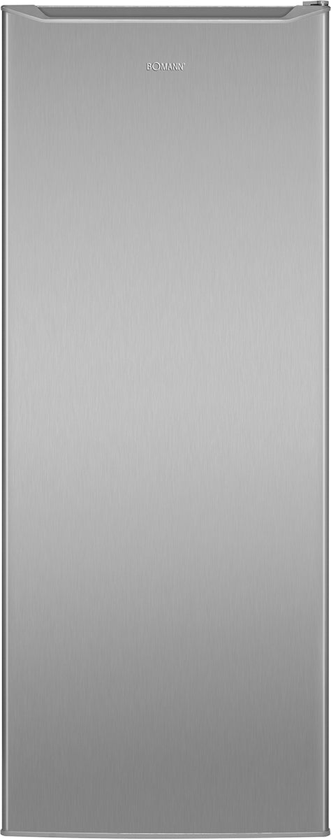 Bomann Gefrierschrank, Tiefkühlschrank, Freezer, Nutzinhalt 168 Liter, , wechselbarer Türanschlag, 4 Sterne, Edelstahl-Optik, GS 7340