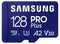 Samsung PRO Plus microSD memory card (2023) (incl. SD adapter) - 128 GB, 128 GB, MicroSDXC, Klasse 10, UHS-I, 180 MB/s, 130 MB/s