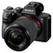 Sony α 7 III + 28-70mm, 24,2 MP, 6000 x 4000 Pixel, CMOS, 4K Ultra HD, Touchscreen, Schwarz