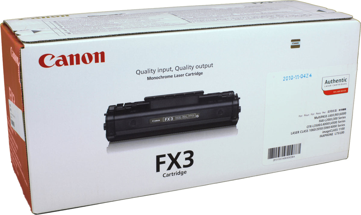 Canon FX-3, 2700 Seiten, Schwarz, 1 Stück(e)