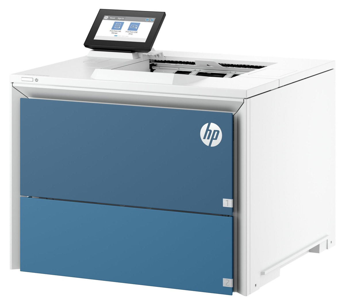 HP LaserJet Enterprise 675T2A#B19, Laser, 1200 x 1200 DPI, A4, 55 Seiten pro Minute, Doppelseitiger Druck, Blau