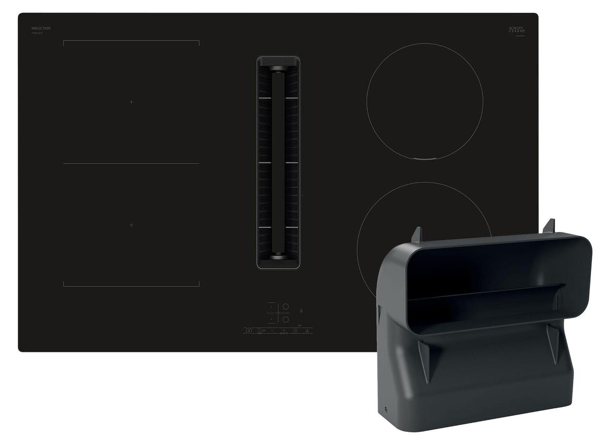 Bosch Serie 4 PVS811GA6 (HEZ9VDSB4 + PVS811B16E), Schwarz, Integriert, 80 cm, Zonen-Induktionskochfeld, 4 Zone(n), 4 Zone(n)