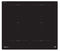 Bauknecht BTX6019DCA, Schwarz, Integriert, 60 cm, Zonen-Induktionskochfeld, Keramik, 4 Zone(n)