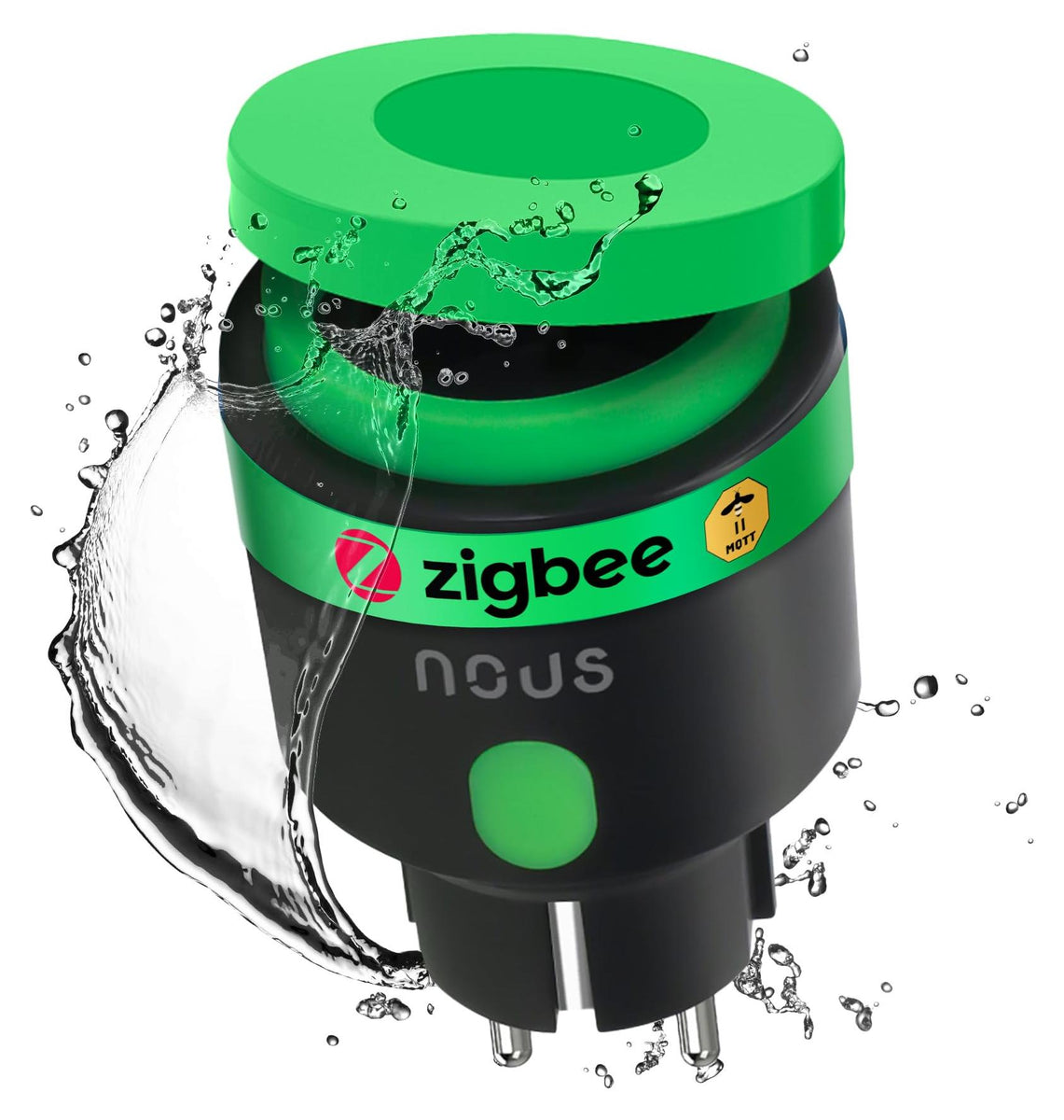Nous A6Z Outdoor Stecker ZigBee 1er 3840W//Messung/ZigBee 3.0