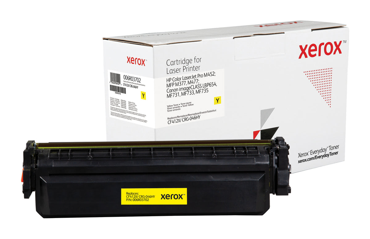 Everyday™ Gelb Tonermodul von kompatibel mit HP 410X (CF412X), Hohe Kapazität, 5000 Seiten, 5000 Seiten, Gelb, 1 Stück(e)