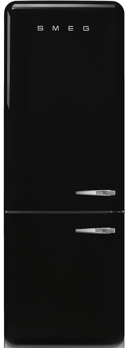 Smeg FAB38LBL6 Kühl- und Gefrierkombination Freistehend 481 l D Schwarz
