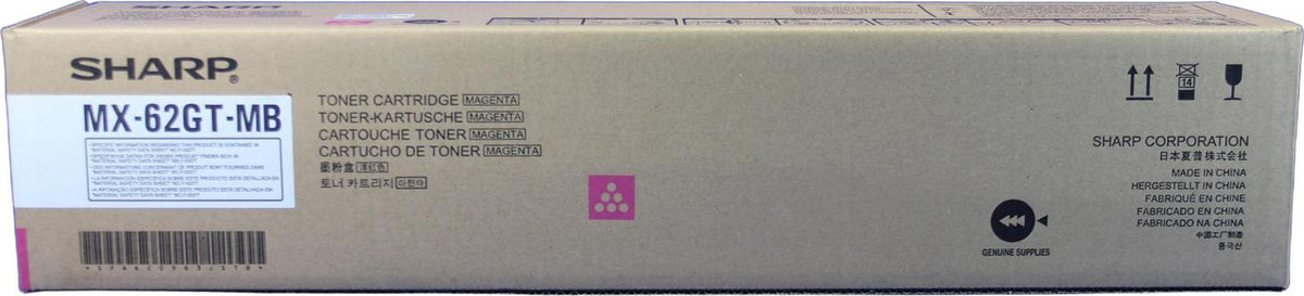 Sharp Laserdruck Tonerkartusche - Magenta - Original - 1er Pack - 40.000 Seiten