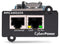 CyberPower RMCARD205 Netzwerkkarte 100MB, IPv4/v6, SNMPv1/v3, HTTP/HTTPs, TCP/IP, UDP, DHCP, NTP, DNS, SMTP, SSH, SSL, TLS, Telnet, FTP und Syslog, komp. mit ext. Sensor (Optional), für Expansion Port, Eingebaut, Kabelgebunden, Ethernet, 100 Mbit/s, Blau