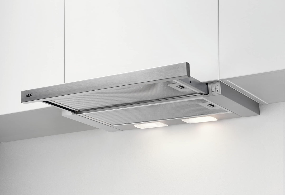 AEG 3000 Extractor 3000 Flachschirmhaube / 60 cm / Grau DPS362AS Grau