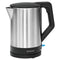 Bomann Wasserkocher Edelstahl | 1,5 Liter | Einhandbedienung | Edelstahlgehäuse | Kettle | mit Kabelaufwicklung | WKS 3002 CB schwarz