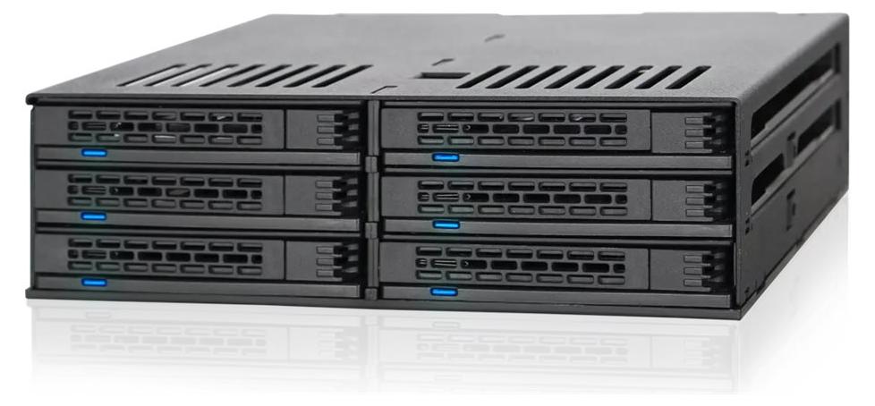 Icy Dock MB326SP-B, 0 TB, Serial ATA III, 2.5