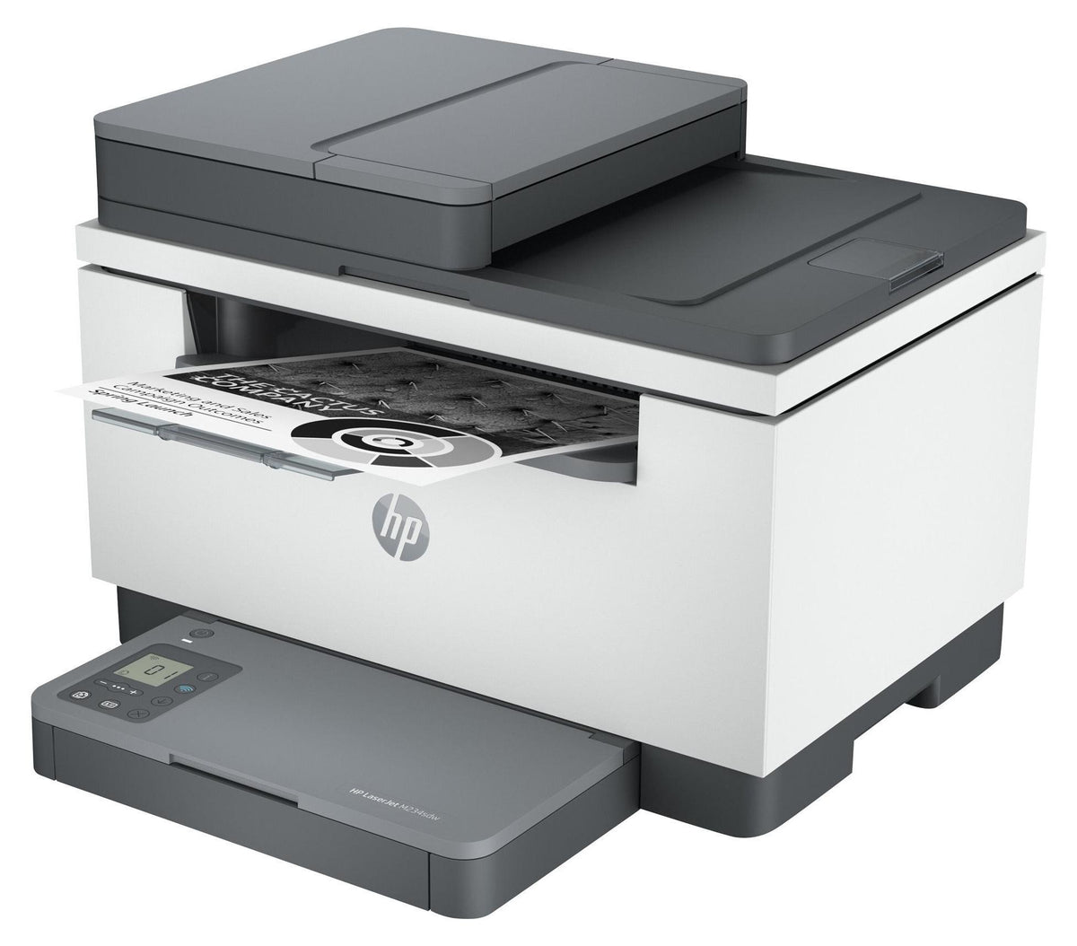HP LaserJet M234sdw Wireless Multifunction Schwarzweiß Drucker, Kopierer, Scanner; Duplex, Laser, 600 x 600 DPI, A4, 29 Seiten pro Minute, Doppelseitiger Druck, Grau, Weiß