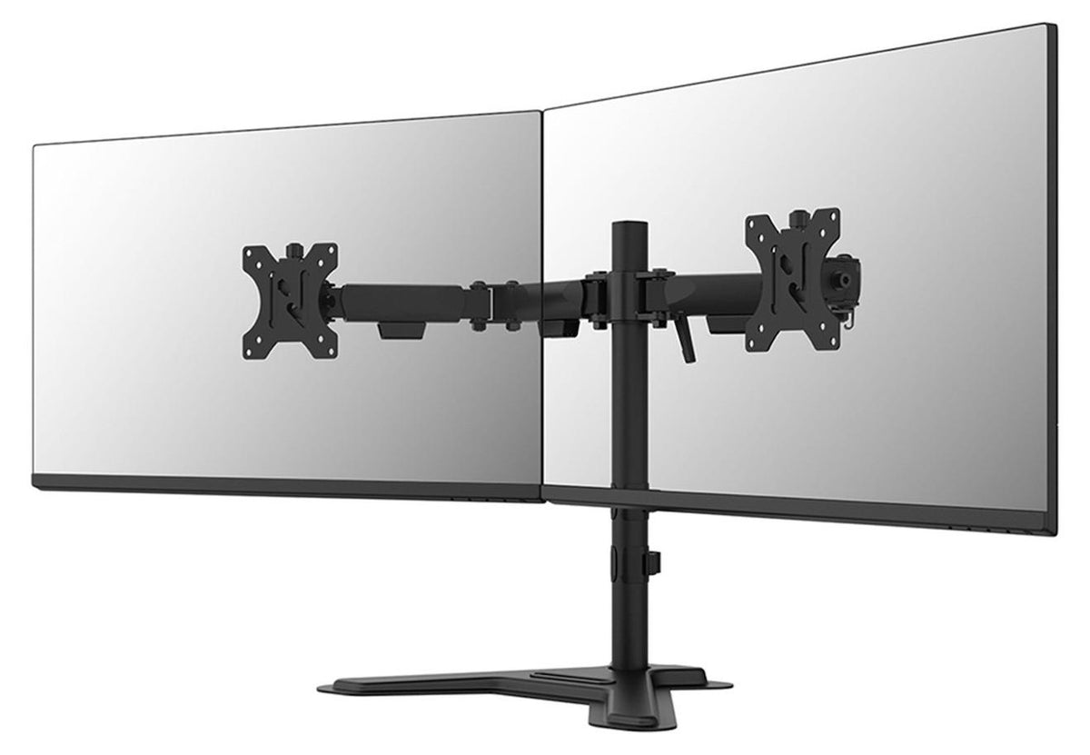 Neomounts DS45-600BL2 Monitorständer für zwei Bildschirme 10-32