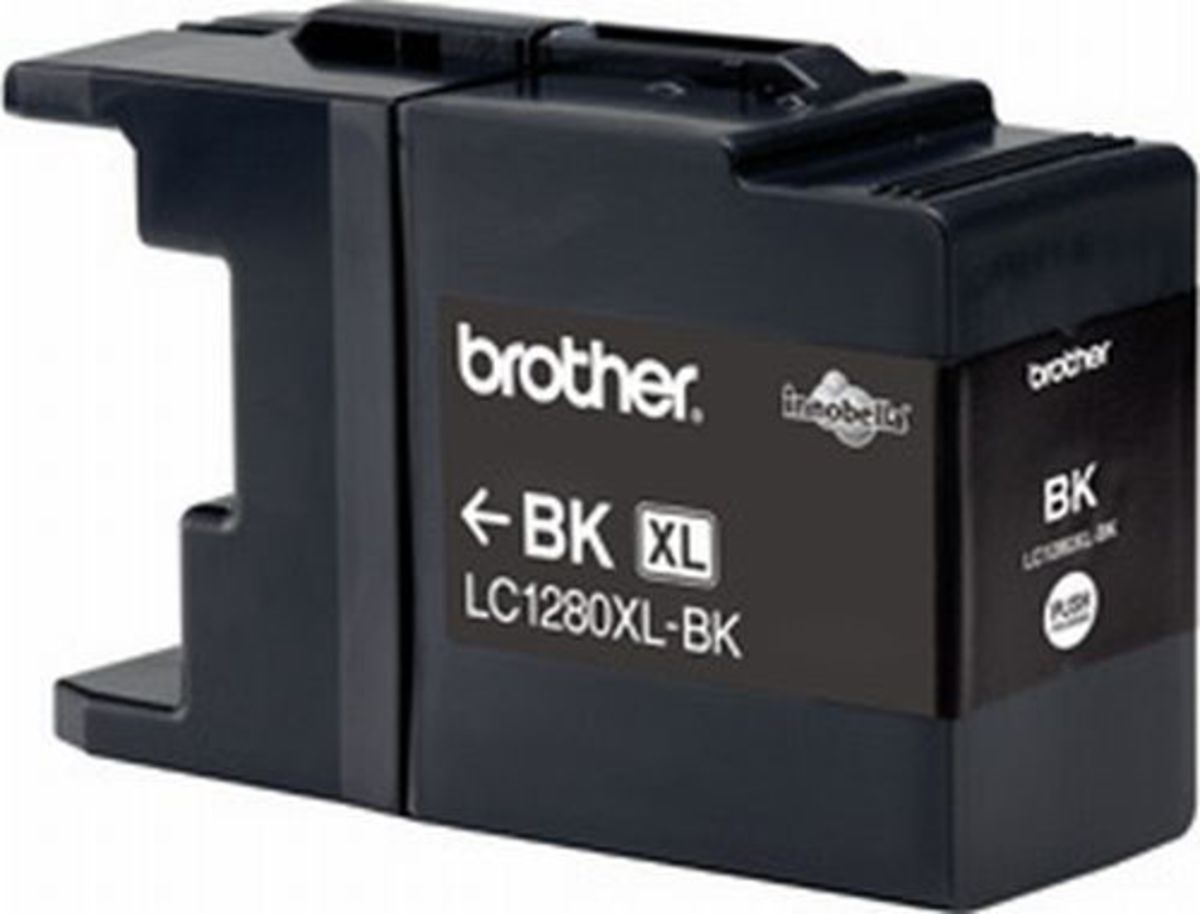 Brother LC1280XLBK, Schwarz, Tinte auf Pigmentbasis, 1 Stück(e), 2400 Seiten, Einzelpackung