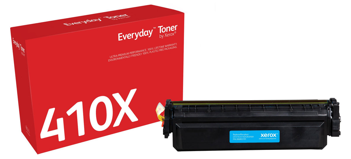 Everyday™ Cyan Tonermodul von kompatibel mit HP 410X (CF411X), Hohe Kapazität, 5000 Seiten, 5000 Seiten, Cyan, 1 Stück(e)