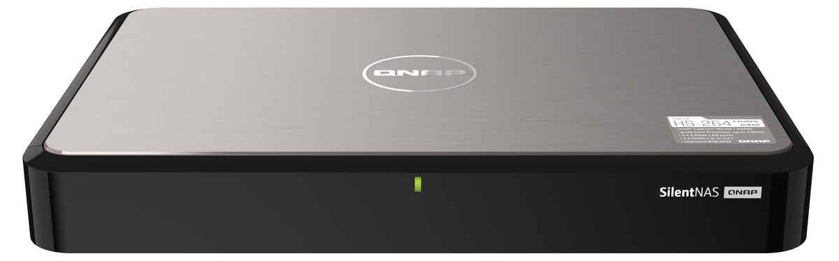 QNAP HS-264, NAS, Desktop, Intel® Celeron®, N5105, 8 GB, 0 TB