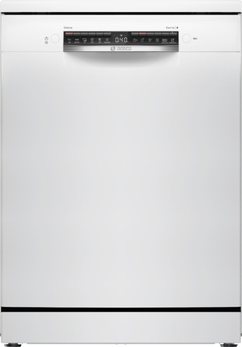 Bosch Serie 4 SMS4HTW00E, Freistehend, Standardgröße (60 cm), Weiß, Weiß, Berührung, 1,75 m