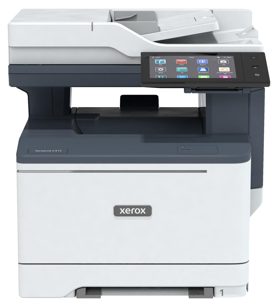 Xerox VersaLink C415 A4 40 S./Min. 2-seitig Kopieren/Drucken/Scannen/Faxen PS3 PCL5e/6 2 Behälter 251 Blatt, Laser, Farbdruck, 1200 x 1200 DPI, A4, Direktdruck, Grau, Weiß