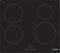 Bosch Serie 4 PIE61RBB5E, Schwarz, Integriert, 60 cm, Zonen-Induktionskochfeld, Glas, 4 Zone(n)
