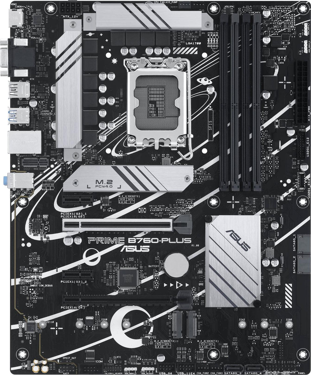 Asus 90Mb1D00-M1Eayc Prime B760M-A D4-Csm//Lga1700,B760,Usb32,Mb