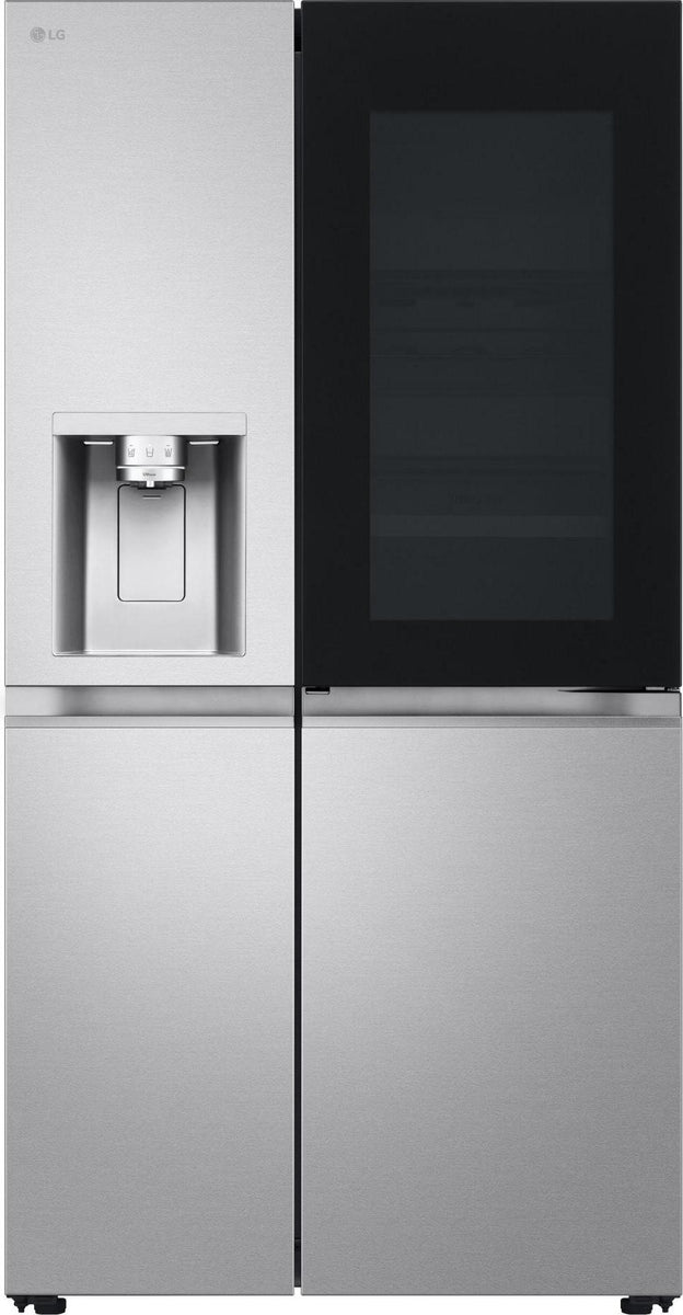 LG GSXE90MBDD, Freistehend, Amerikanische Tür, Edelstahl, 2 Tür(en), Metal Sorbet, LED