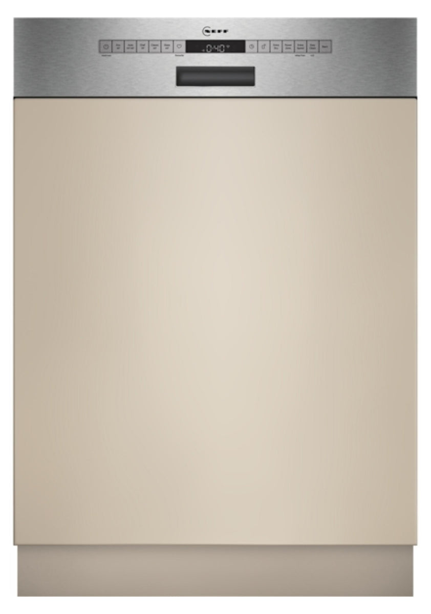 Neff S245ECS15E, Halb integriert, Standardgröße (60 cm), Gebürsteter Stahl, Edelstahl, Tasten, 1,75 m