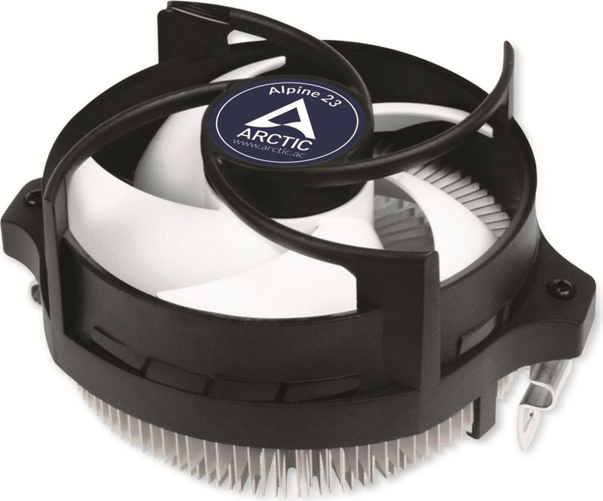 ARCTIC Alpine 23 - Compact AMD CPU-Cooler, Luftkühlung, 9 cm, 100 RPM, 2000 RPM, 0,3 Sone, Aluminium, Schwarz