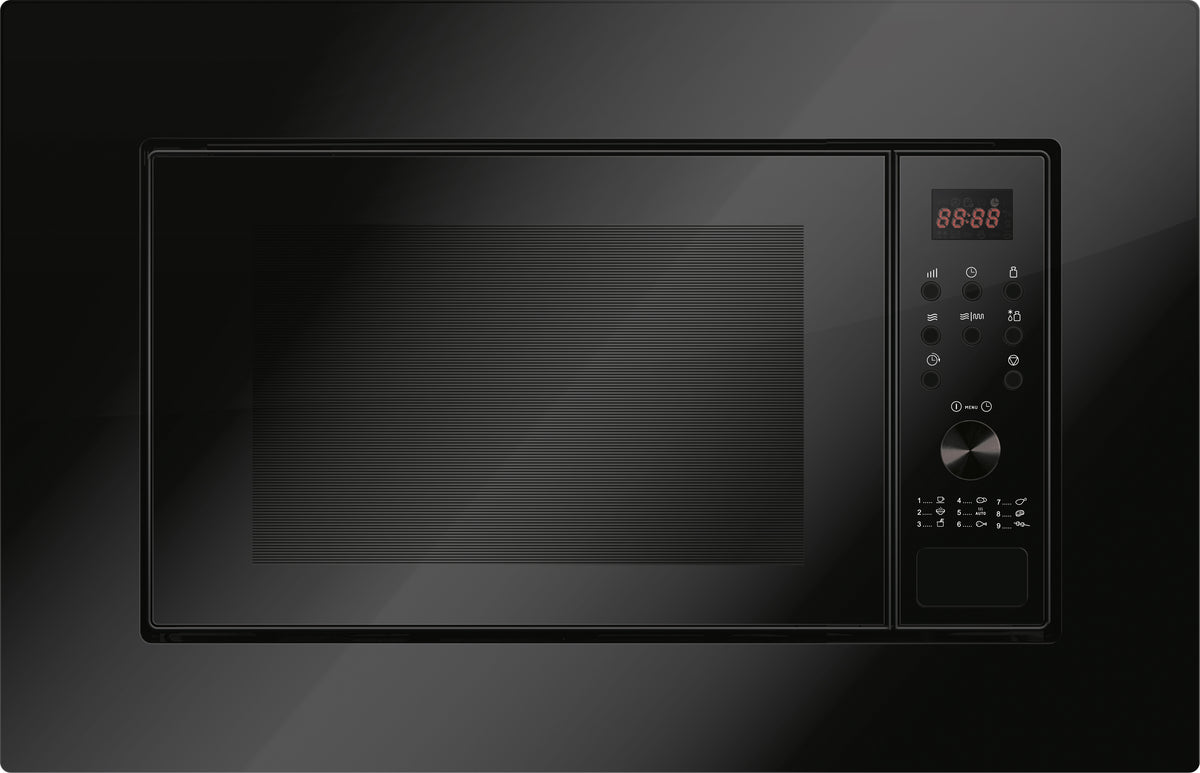 Amica EMW 13170 S, 20 l Einbaumikrowelle mit Grill, Schwarz