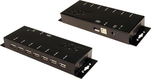 Exsys USB 2.0 Hub 1xUSB-B 7xUSB-A 1xDC-Buchse