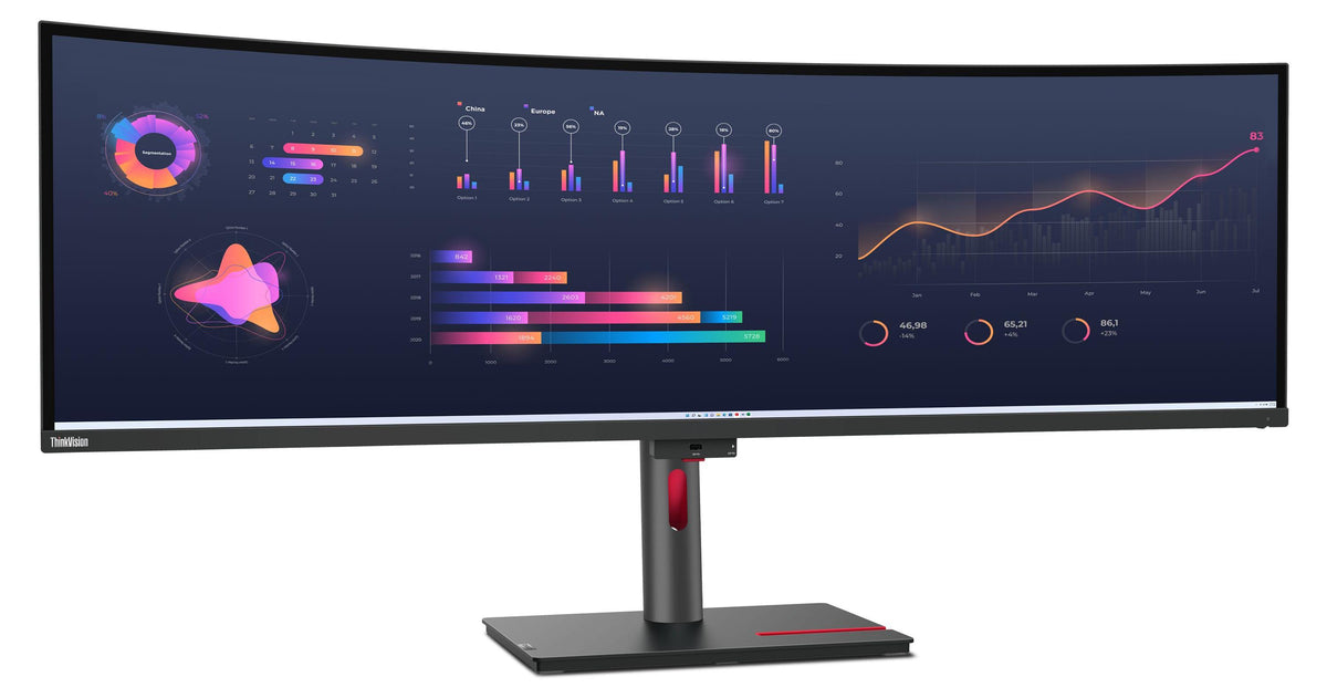 Lenovo ThinkVision P49w-30 Monitor, 124,5 cm (49