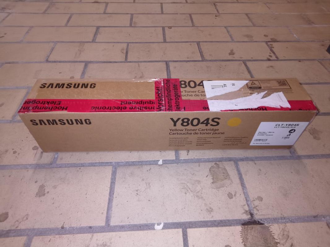 Samsung CLT-Y804S Gelb Original Tonerkartusche, 15000 Seiten, Gelb, 1 Stück(e)