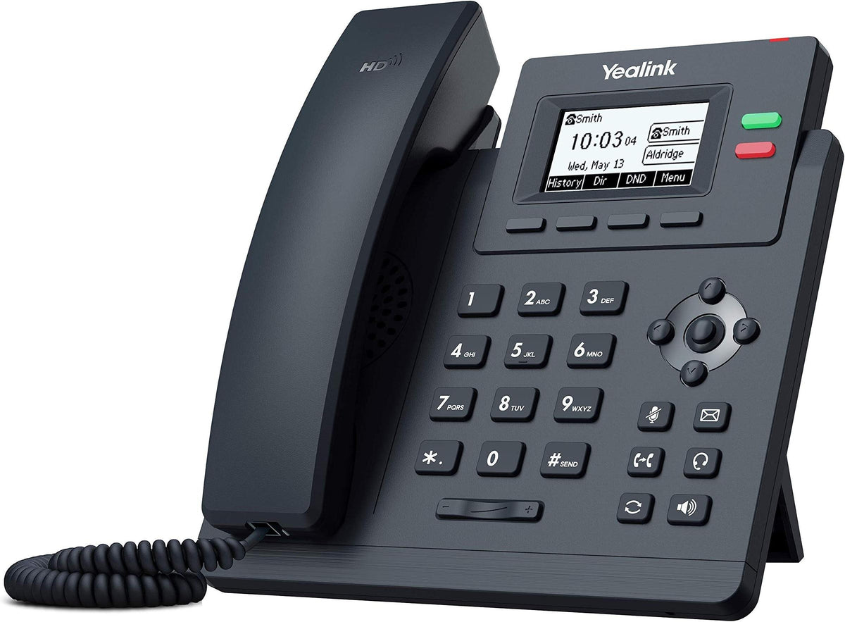 Yealink SIP-T31P, IP-Telefon, Grau, Kabelgebundenes Mobilteil, 1000 Eintragungen, LCD, 5,84 cm (2.3