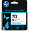 HP 712 Magenta DesignJet Druckerpatrone, 29 ml, HP DesignJet T210, T230, T250, T630, T650 Druckerserie, Thermal Inkjet, Magenta, Singapur, Malaysia, 114 mm, 25 mm