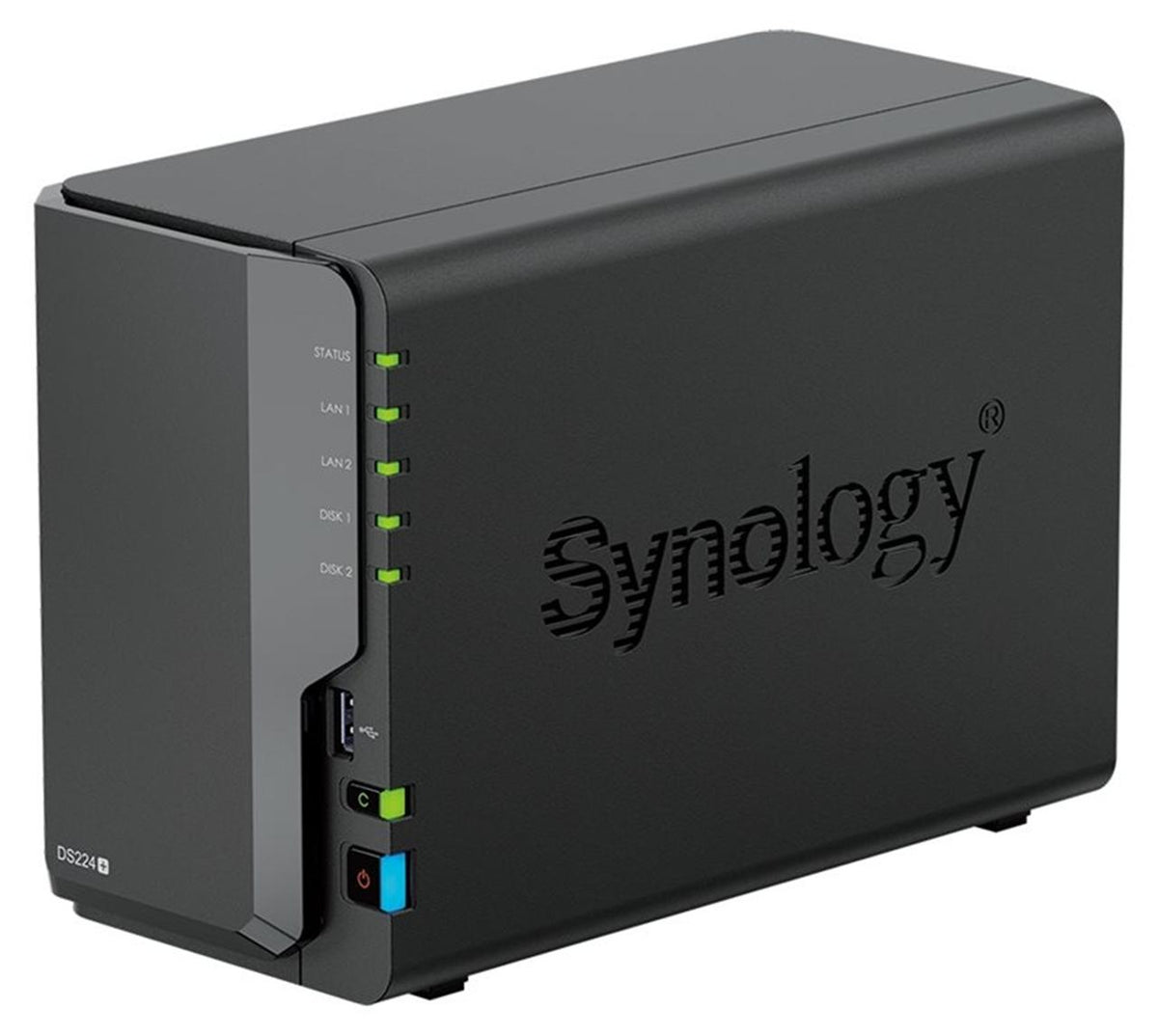 Synology DiskStation DS224+, NAS, Desktop, Intel® Celeron®, J4125, 2 GB, DDR4