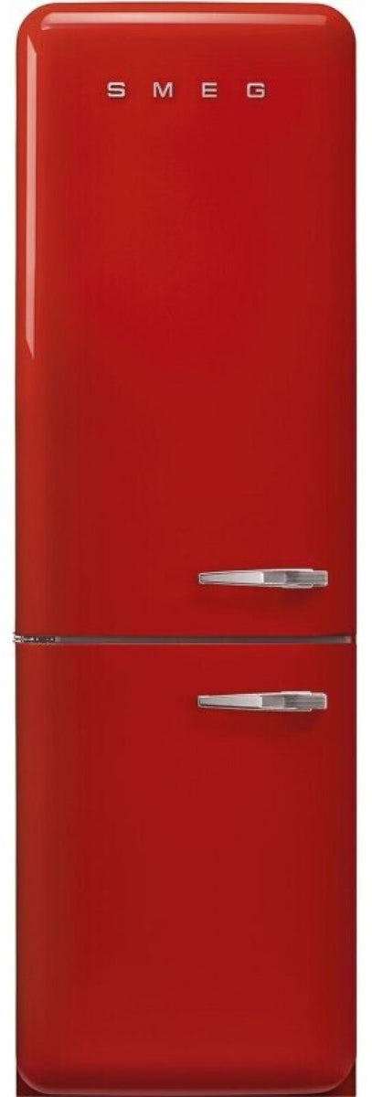 SMEG FAB32LRD6 Kühl-/Gefrierkombination Linksanschlag Rot 50s Style,